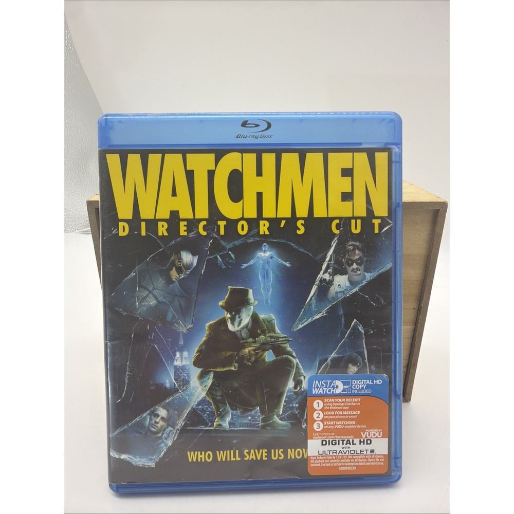 Watchmen Blu-ray Disc 2009 Directors Cut Zack Snyder DC Comics Action R-Rated